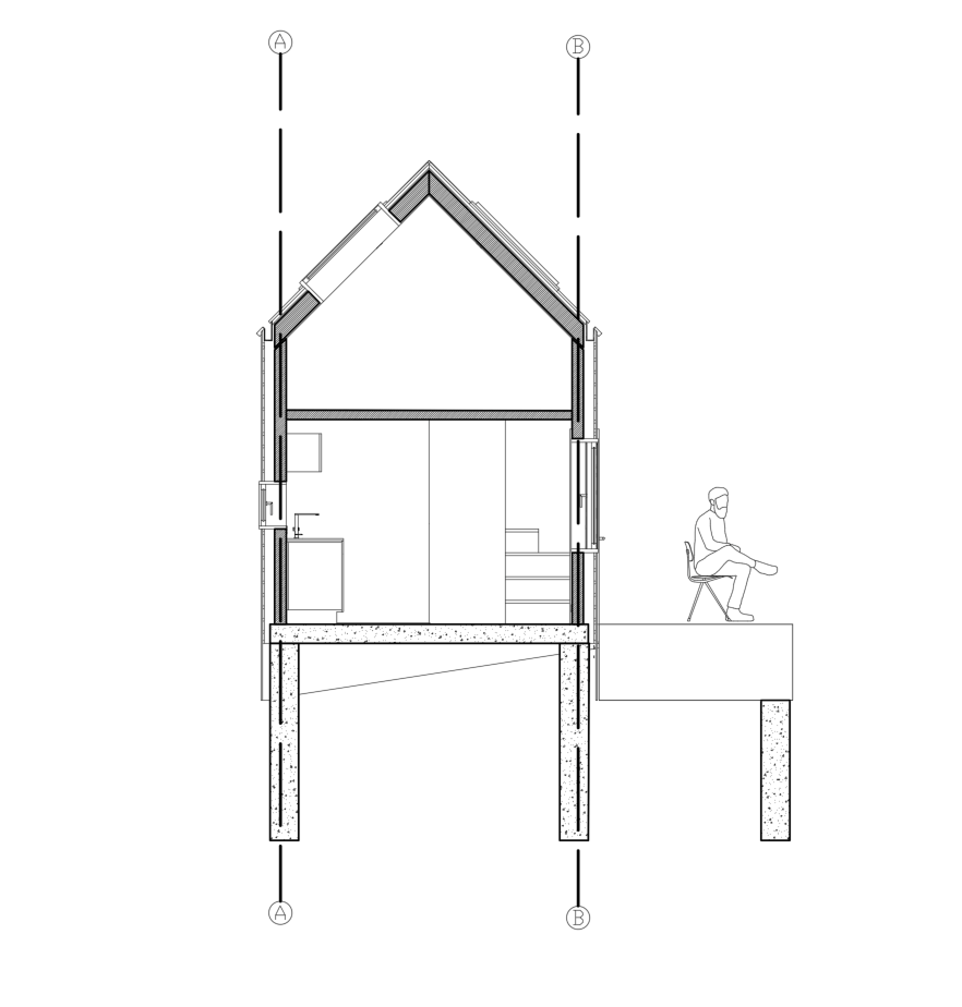 Refugio Chome — corte 1